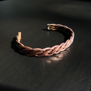 Braided Copper Bracelet