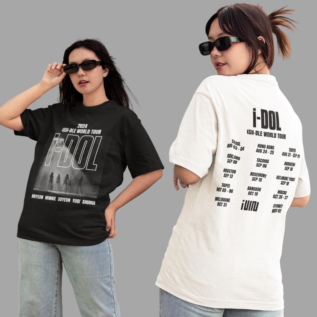 GIDLE アイドゥル ツアーTシャツ  just me idle GIDLE アイドゥル ツアーTシャツ just me idle