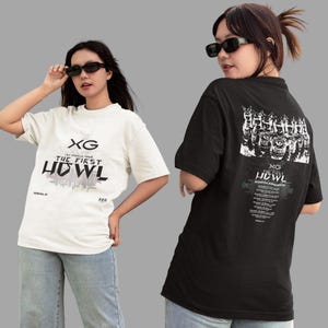 XL XG Tシャツ\"The first HOWL\" FINAL ライブ　グッズ New Release] XG 1st WORLD TOUR 