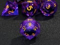 Mix Color Dragon Eye Dice Set | Cat Eye Dice | Handmade Sharp Edge Resin Dice for DnD, TTRPG, RPG, Dungeons and Dragons, Easter Gift product logo