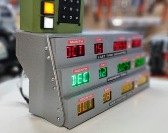 バックトゥーザフューチャー　デロリアン タイムサーキットスイッチ1／1レプリカ バック・トゥ・ザ・フューチャー BTTF タイムサーキット スケール