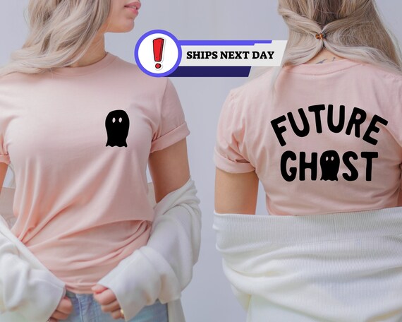 Future Ghost Graphic Shirt: Spooky Halloween Party Tee