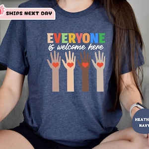 Idaho Teacher Shirt, Everyone Is Welcome Here, Protest and Resist T shirt, Inclusion and Equality T shirt,  Idaho Teacher T shirt