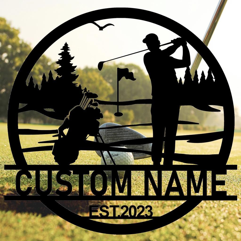 Pga Golf Sign - Etsy