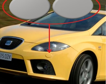 Headlight washer covers // tapas lavafaros  || Leon 2 || Altea || Toledo 3 || Altea Freetrack. (ORIGINAL CURVE)