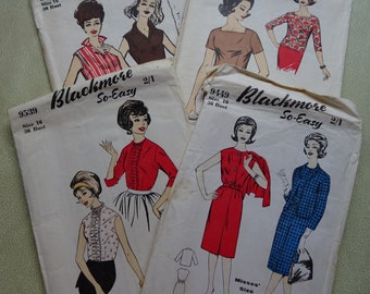 Vintage Women's Separates Sewing Patterns - set of 4