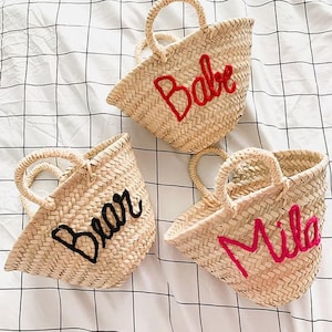 75% Rabatt auf PERSONALIZED BASKET, Brautduschentaschen, benutzerdefinierte Strandtasche, kundenspezifische Strohtaschen, Strohtasche, gestickte Taschen