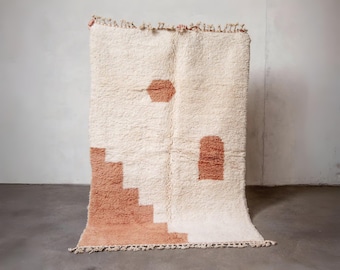 Authentic Beni Ourain Rug: Custom Moroccan Shag Rug