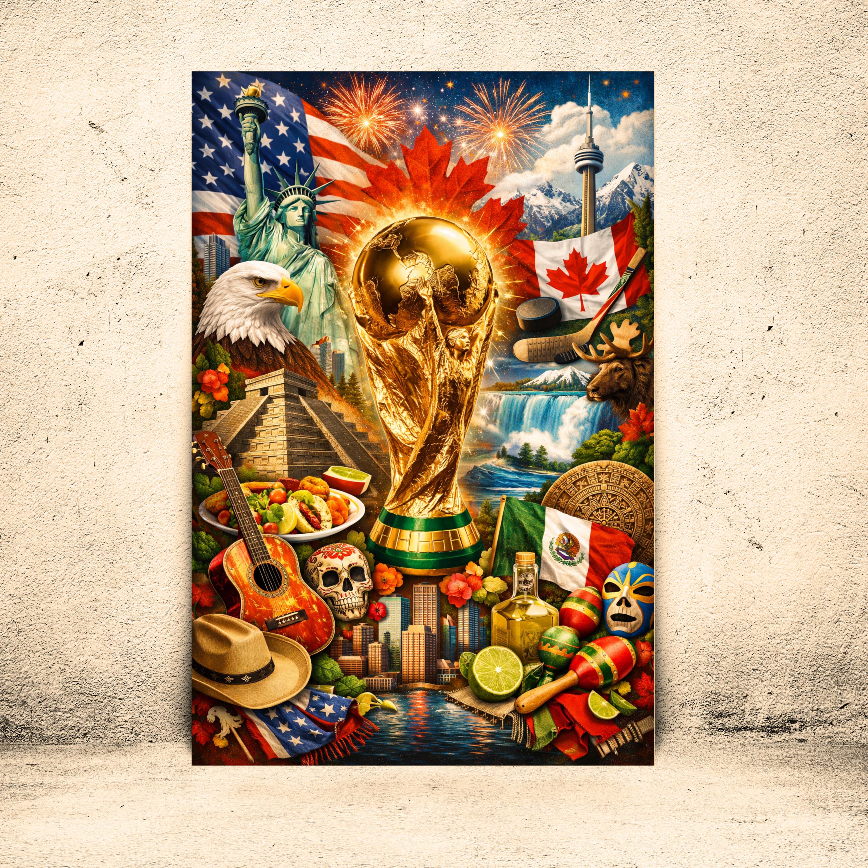 Vintage Fifa World Cup Poster - Etsy