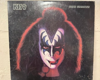 KISS —gene Simmons 70's Rock Vinyl Excellent! - Etsy