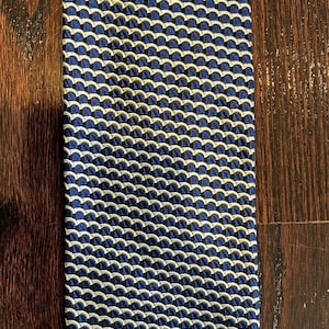 Vintage Ermenegildo Zegna men’s tie cravate silk