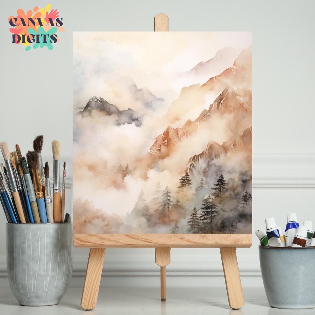 ABEUTY Malen Nach Zahlen Set – Blauer Himmel Strand Stadt, DIY Ölgemälde Auf Leinwand 40x50 Cm