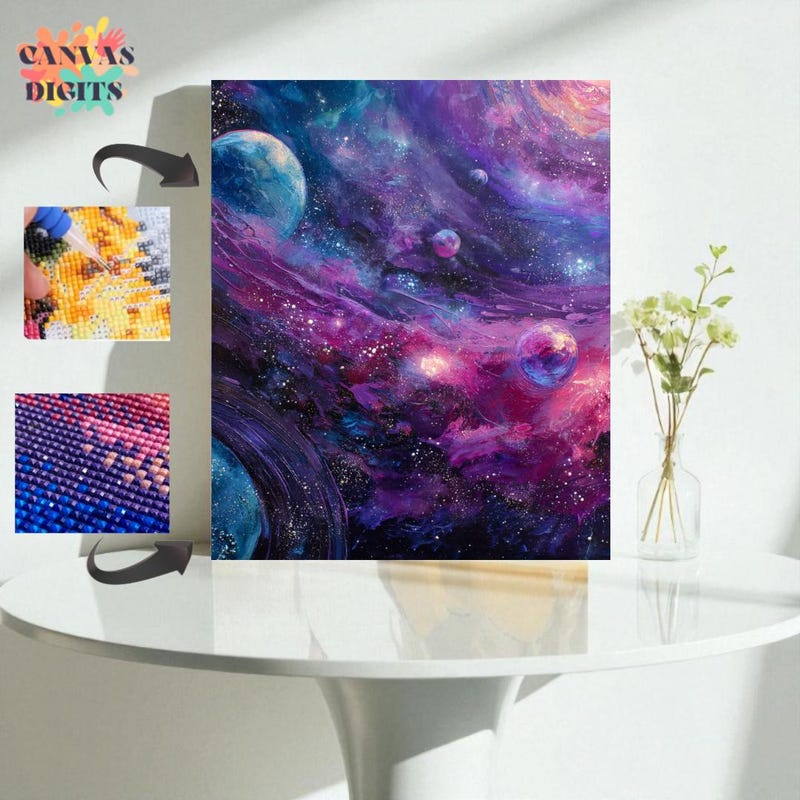 5d Art Design 5d Diamond Painting Completed - Etsy
