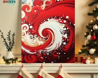 Abstract Art Paint By Numbers Kit For Adults, Colored Composition, Color By Numbers, Colorful Wall Art For Christmas, Gift For Artists