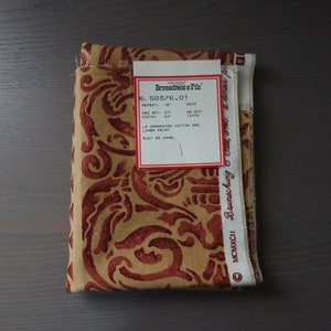 Vintage Pomegranate Fabric Sample: Brunschwig & Fils &quot;La Grenadina&quot;