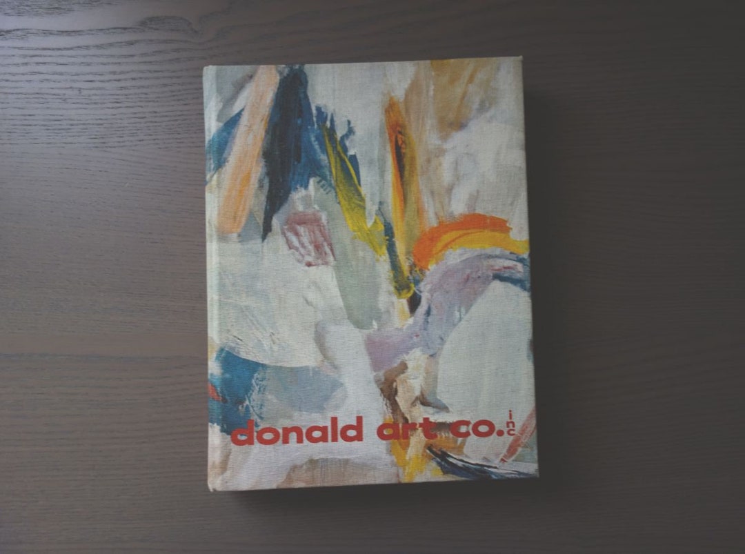 Vintage Art Book, Donald Art Company 1973 Hardcover Vintage Catalog, No