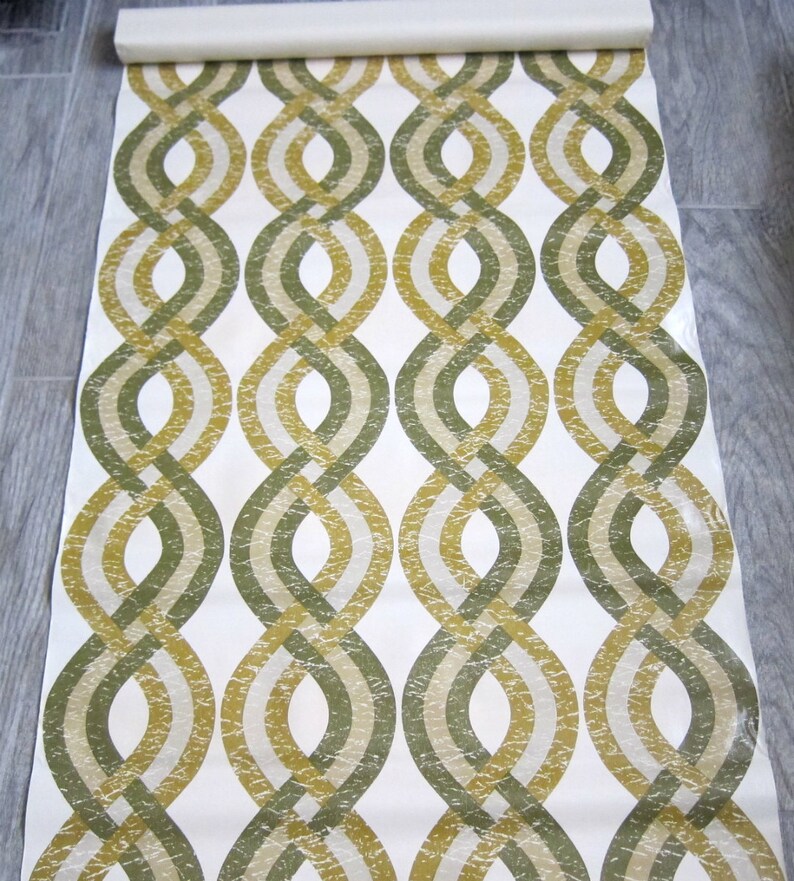 Vintage Wallpaper Rolls Two Full Rolls Available of 1970s New Etsy