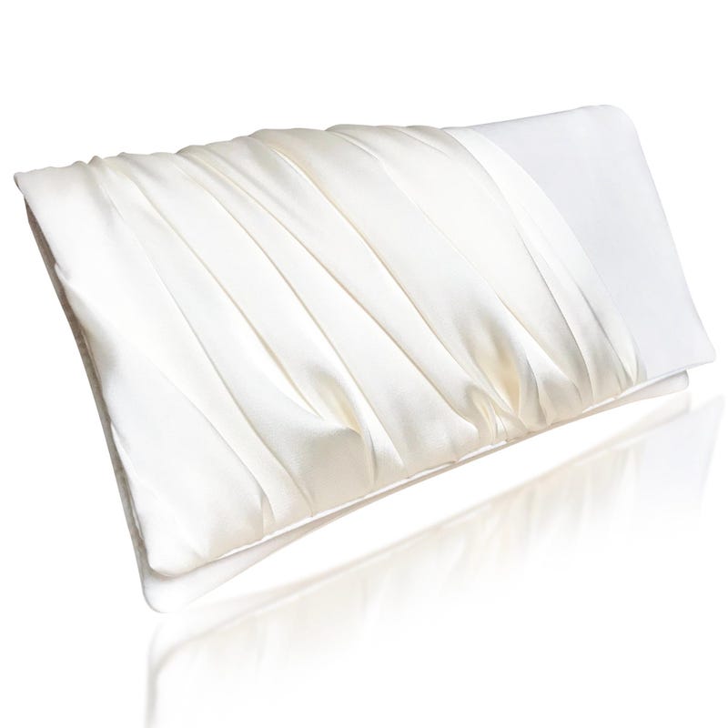 Gold And Ivory Hand Embroidery Clutch main image 0