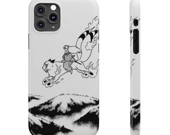 Black and White Inuyasha iPhone Case | Stylish Anime Phone Cover for Inuyasha Fans