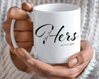 Set di tazze personalizzate per lui e per lei / Regalo di fidanzamento