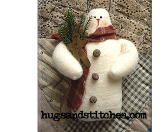 109 - Mr. Ginger Snowman Ornament e-Pattern