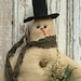 113 - Mr. Winter Snowman Ornament e-Pattern