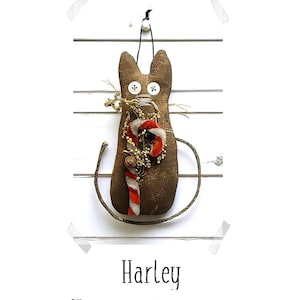 Harley the Grungy Cat Ornament e-Pattern #118