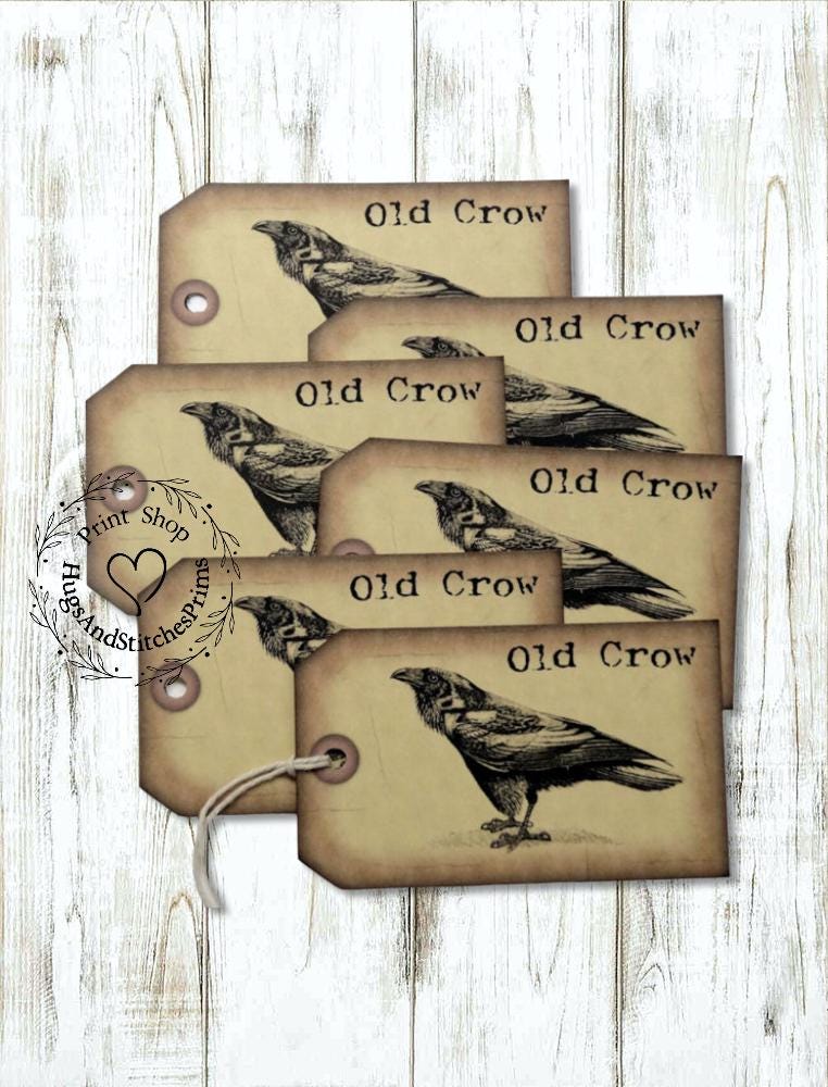 Printable Primitive Crow Labels Free Printable Crow Pictures | Home