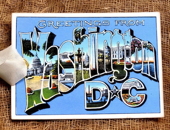 MAGNET Greetings From Photo Magnet WASHINGTON DC