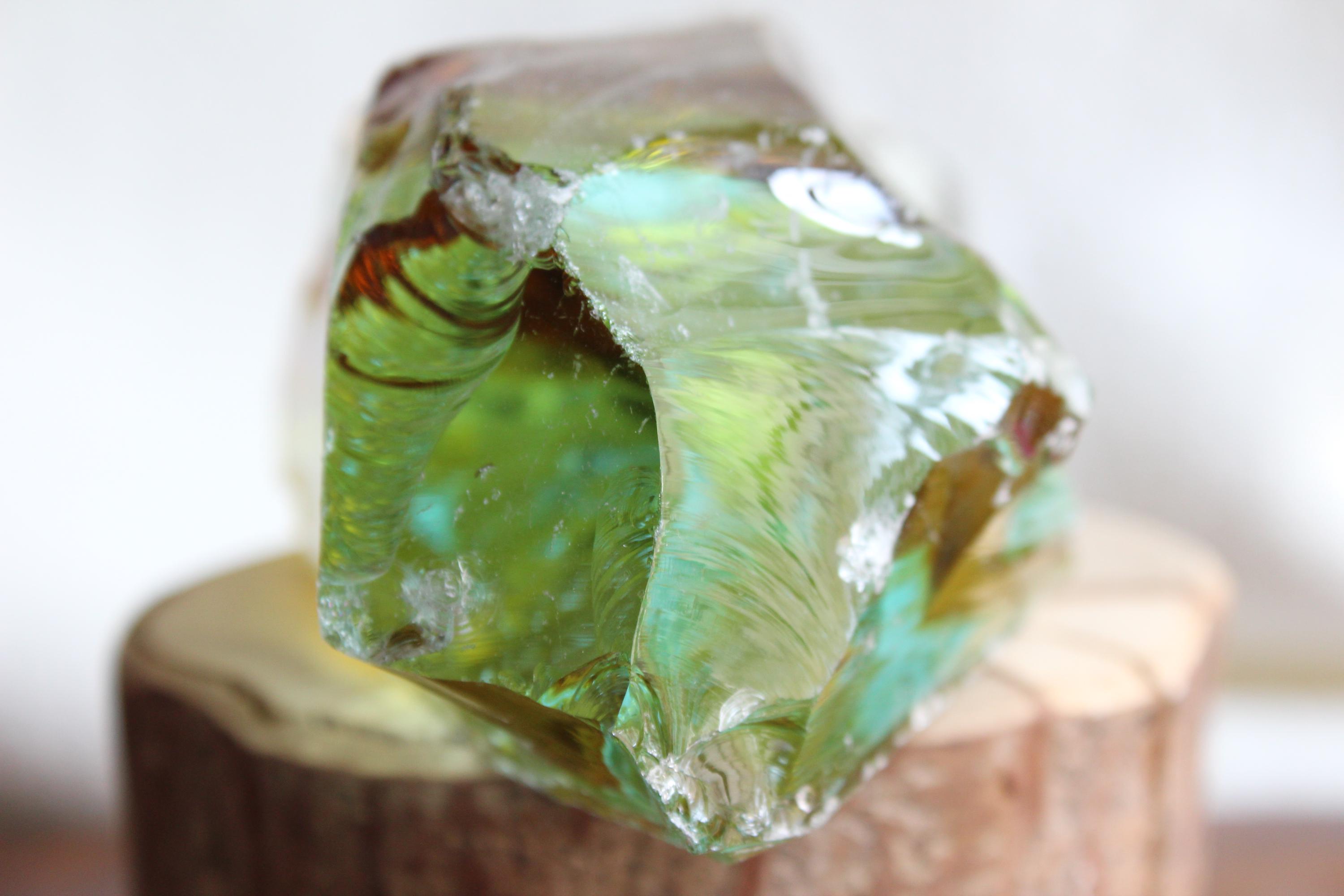 Andara Crystal 755g, Multi color, blue, olive, Soul Crystal, Your