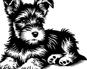 AustralianTerrier Svg and Png files - instant digital downloads