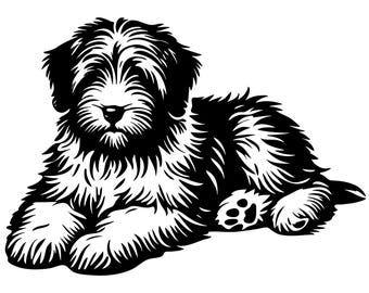 Briard Svg and Png files - instant digital downloads