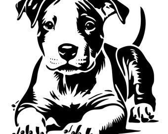 American PitBull TerrierSvg and Png files - instant digital downloads