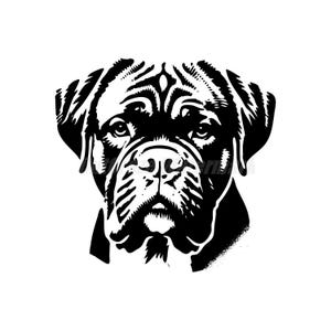 Een bordeauxrode Svg-Dxf- en Png-bestanden in stencilstijl - directe digitale downloads
