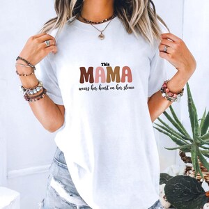 Comfort Colors This Mama Wears Her Heart On Her Shirt, Mom Sweatshirt, Cute Momma Outfit, Mothers Day Gifts, Gifts for mom