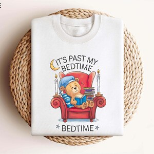 It&#39;s Past My Bedtime T-Shirt, Gift for Her, Xmas, Funny Saying Shirt