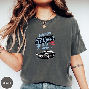 Comfort Colors Happy Fathers Day 2025 for Men Dad Shirt