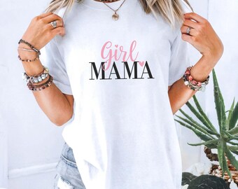 Comfort Colors Girl Mama-sweatshirt, New Mama-outfit, mama-kleding, cadeaus voor moeder