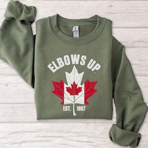 Elbows Up Canada Est 1867 Proud Canadian shirt, Gift for him, Gift for her