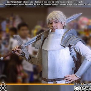 Dungeon Meshi Laios Touden Eva Foam Armor Template
