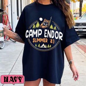 Vintage Star Wars Ewok Camp Endor Summer 83 Shirt, Ewok Protect Our Forest Tee, Hollywood Studio, Galaxy&#39;s Edge, Disney Family Trip Outfits