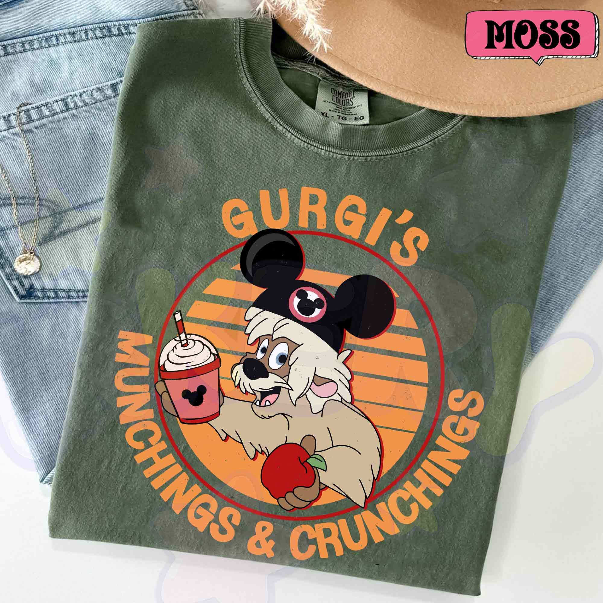 Disney Gurgi's Munchings & Crunchings Tshirt, Gurgi The Black Cauldron Tee, Disneyland Trip Matching Shirts, Disneyland Family Trip 2025