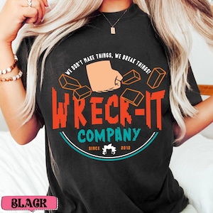 Vintage Wreck It Ralph Shirt, Disney Wreck It Company Since 2012 Tee, Disneyworld Disneyland Family Crew Matching Trip Outfits 2025