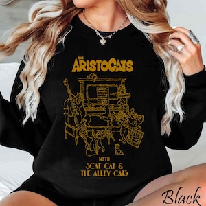 Disney The Aristocats Scat Cat & The Alley Cats Tshirt, Magic Kingdom Shirt, Disney Trip Outfit, Disneyland Family Matching Trip