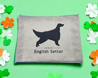 Personalized Irish Setter Microfiber Towel: Dog Lover Gift