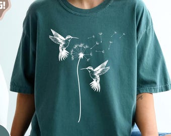 Comfort Colors Windflower Shirt, Dandelion Shirt for Women,Inspirational Shirt,Flower in Natural T-shirt,Blossoms Shirt,Cute Trending Womens