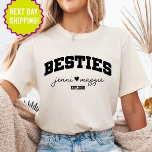 Custom Bestie Shirt, Bestie Shirt, Bestie Outfit,Matching Best Friend Shirts,Best Friend Shirt,Best Friend Birthday Shirt,Girls BFF Clothing