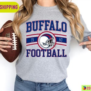 Vintage Buffalo Football Sweatshirt, Buffalo Football Shirt, Buffalo Tshirt,Buffalo Football Fan Gift,Bill Sweatshirt,Buffalo Game Day Shirt