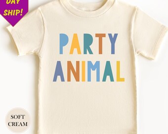 Party Animal Toddler Shirt,Animal Birthday T-Shirt,Party Animal Birthday Shirts,Party Animal Shirt,Wild Safari Party Animals Birthday Outfit