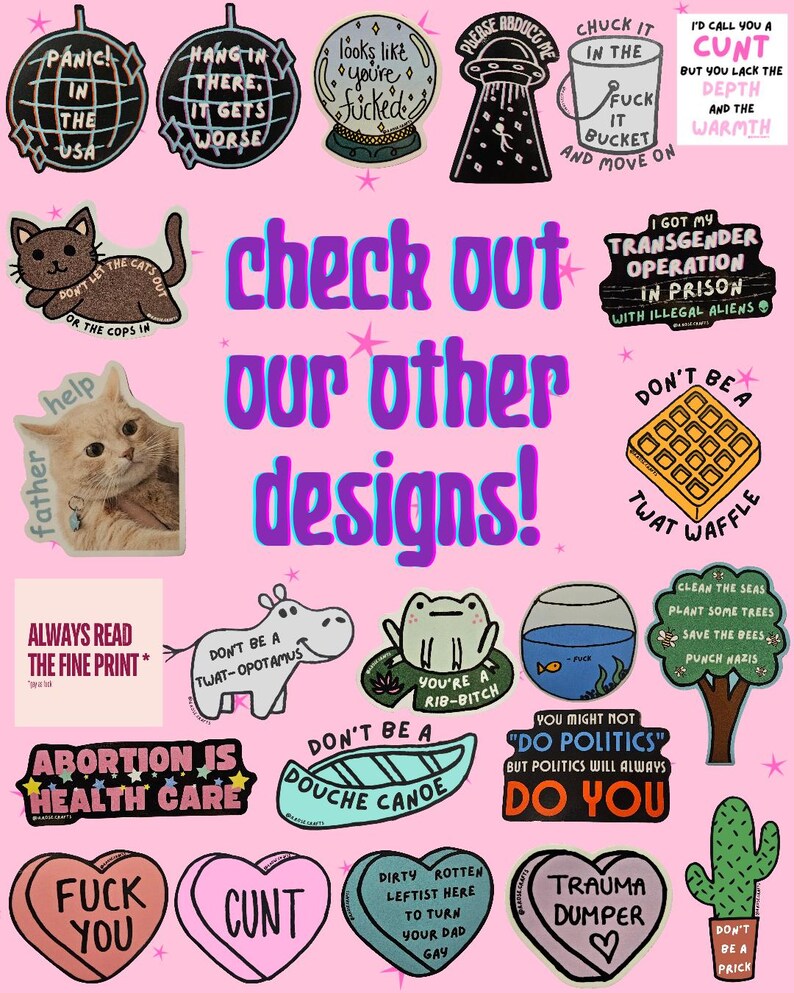 MYSTERY STICKER | Funny Swear Word Sticker for Waterbottle, Kindle ...